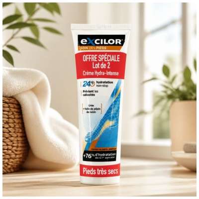 Excilor Crème Hydra-Intense Lot de 2 x 125 ml