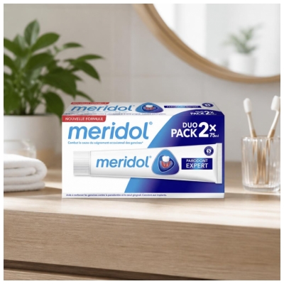 Meridol Parodont Expert Pastă de Dinți Set de 2 x 75 ml