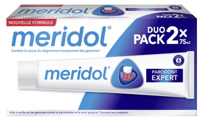 Meridol Set de Pasta de Dientes Parodont Expert de 2 x 75 ml