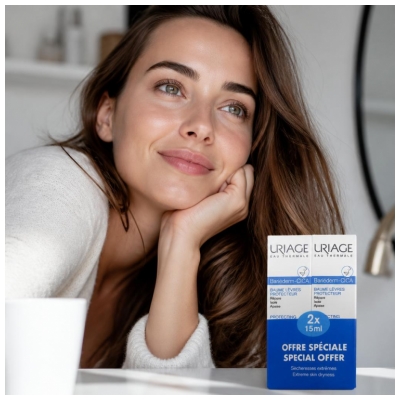 Uriage Bariéderm Cica Baume Lèvres Protecteur Lot de 2 x 15 ml