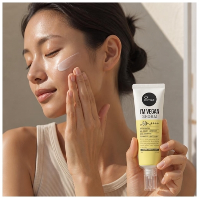 Suntique I'm Vegan Sun Serum Krema za sončenje SPF50+ 50 ml