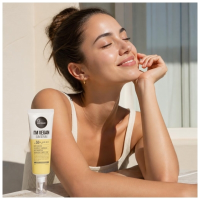 Suntique I'm Vegan Sun Serum Krema za sončenje SPF50+ 50 ml