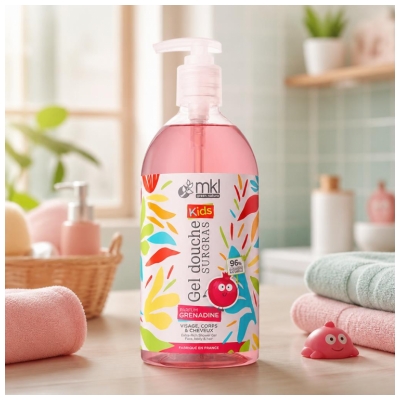 MKL Green Nature Kids Bogati Gel za Prhanje Granatno Jabolko 1 L