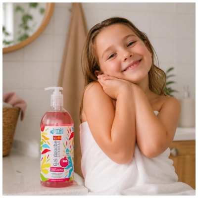 MKL Green Nature Kids Bogati Gel za Prhanje Granatno Jabolko 1 L