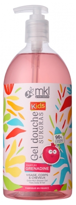 MKL Green Nature Kids Gel Douche Surgras Grenadine 1 L