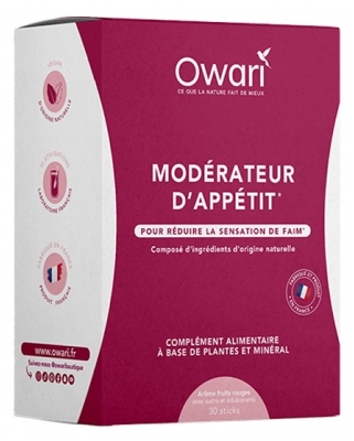 Owari Appetito Moduliatorius 30 Paketėlių
