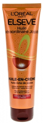 L'Oréal Paris Elseve Huile Extraordinaire Jojoba Cheveux Très Secs ou Frisés 150 ml