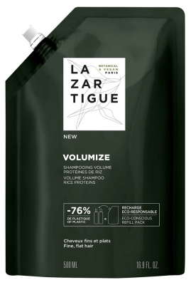 Lazartigue Volumize Shampoing Volume Éco-Recharge 500 ml