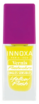 Innoxa „Flashcolors“ lakas jautriems nagams 8 ml - Spalva: Geltona blykst?