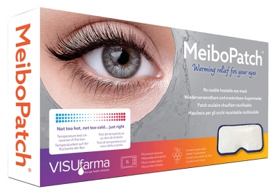 VISUfarma Meibopatch Parche Ocular Calentador Reutilizable