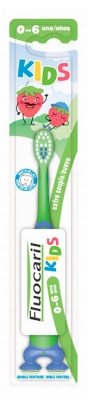 Fluocaril Escova de Dentes Kids 2-6 Anos Extra-Suave - Cor: Verde e azul