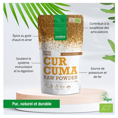 Purasana Super Food Curcuma Bio 200 g