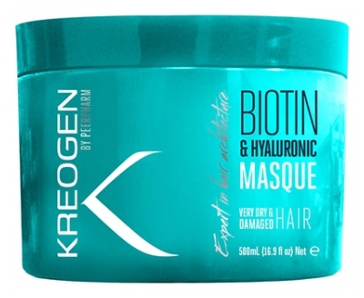 Kreogen Masque Nourrissant Cheveux Secs, Abîmés Biotine