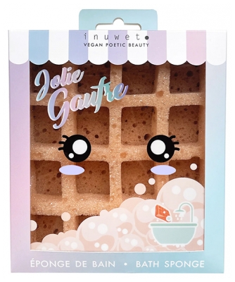 Inuwet Éponge de Bain Jolie Gaufre