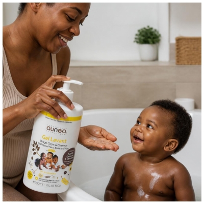 Aunéa Gel za umivanje obraza & telesa 750 ml