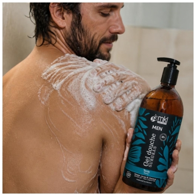 MKL Green Nature Men Gel Douche Surgras Tonic 1 L
