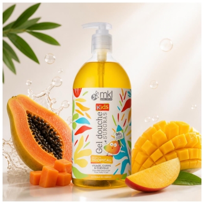 MKL Green Nature Kids Tropický sprchový gel s přidaným tukem 1 L