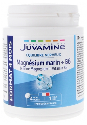 Juvamine Magnésium Marin Vitamine B6 120 Comprimés