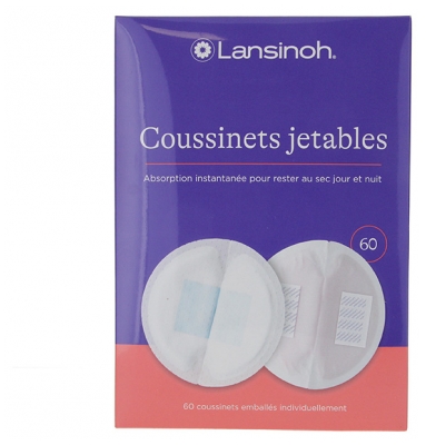 Lansinoh 60 Coussinets d'Allaitement Jetables