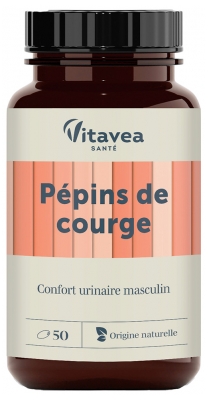 Vitavea Semințe de Dovleac Confort Urinar Masculin 50 Capsule