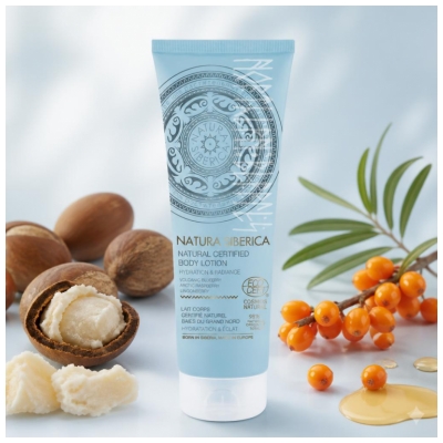 Natura Siberica Fugt & Glød Kropslotion Bær fra det Høje Nord 200 ml