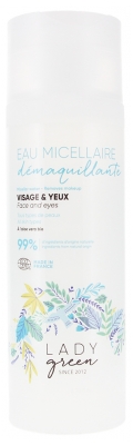 Apa Micelară Demachiantă pentru Față și Ochi Lady Green 200 ml
