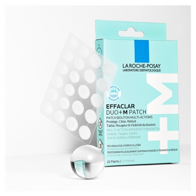 Plasture Multifuncțional Anti-Imperfecțiuni La Roche-Posay Effaclar Duo+M, 22 de plasturi