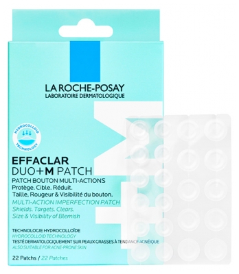 Plasture Multifuncțional Anti-Imperfecțiuni La Roche-Posay Effaclar Duo+M, 22 de plasturi