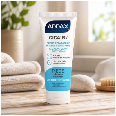 Cremă de Reparare Intensă Hidratantă Addax Cica+ B5 pentru Picioare Uscate și Deteriorate 50 ml