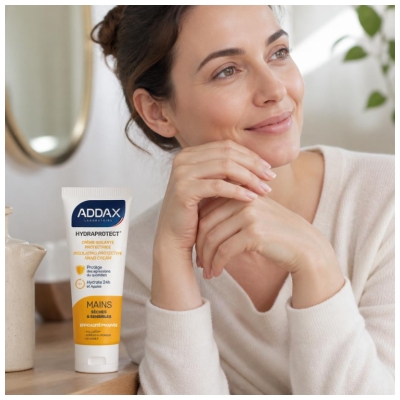 Addax Hydraprotect Zaščitna izolacijska krema za suhe in občutljive roke 100 ml