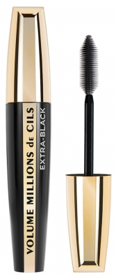 Mascara L'Oréal Paris Volume Millions de Cils 10,7 ml - Tentă: Extra negru