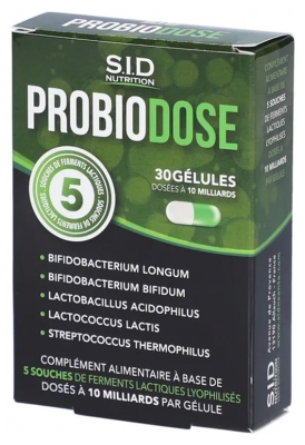 S.I.D Nutrition Probiodose 30 Gélules