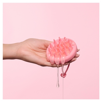 Aparat de Masaj pentru Scalp din Silicon Cocosolis Grow Velvety Silicone Scalp Massager 1 Perie de Masaj