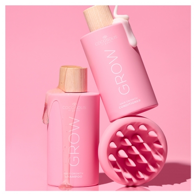 Aparat de Masaj pentru Scalp din Silicon Cocosolis Grow Velvety Silicone Scalp Massager 1 Perie de Masaj