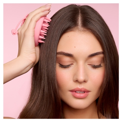 Aparat de Masaj pentru Scalp din Silicon Cocosolis Grow Velvety Silicone Scalp Massager 1 Perie de Masaj