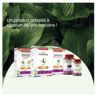 Superdiet Quatuor Bien-Être du Foie Bio 20 Ampoules