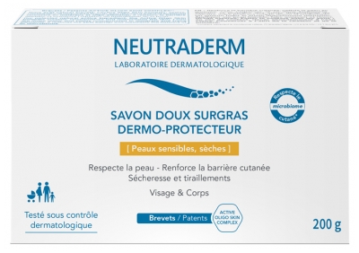 Neutraderm Jabón Suave Sobregraso Dermo-Protector 200 g