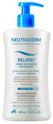 Neutraderm Relipid+ Genopbyggende Vaskecrème 400 ml
