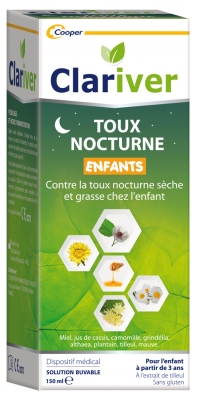 Clariver Tuse Nocturnă Copii Soluție Biliară 150 ml