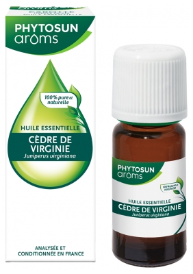 Phytosun Arôms Virginian Cedarwood (Juniperus virginiana) eteerinen öljy 5 ml