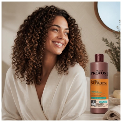 Franck Provost Champú Profesional Expert Nutri-Frizz Para Cabellos muy Secos o Rizados 400 ml