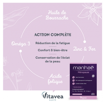 Vitavea Manhaé Ménopause 30 Capsules
