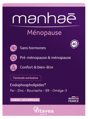 Vitavea Manhaé Menopauzė 30 kapsulės