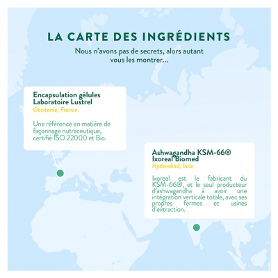 Nutri&Co Ashwagandha KSM-66 Bio 120 Gélules