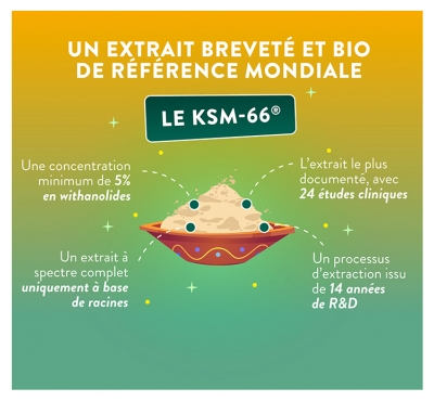 Nutri&Co Ashwagandha KSM-66 Bio 120 Gélules