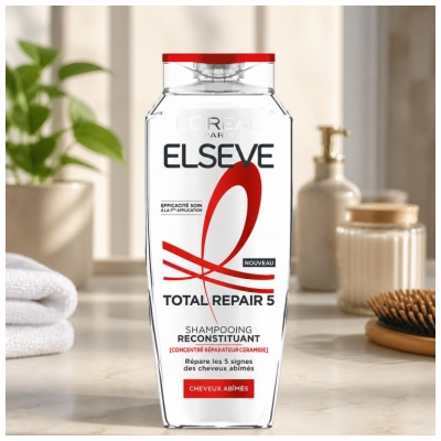 L'Oréal Paris Elseve Total Repair 5 Atstatomasis šampūnas 300 ml