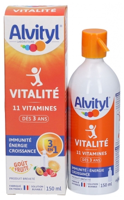Alvityl Vitalité Solution Buvable 11 Vitamines 150 ml