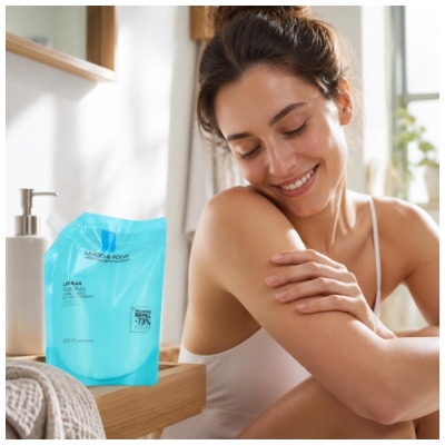 La Roche-Posay Lipikar Surgras Anti-džiūvimo Prausimosi Kremas Eco-papildymas 400 ml