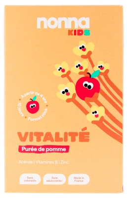 Nonna Lab Puré de Manzana Vitalité Infantil 10 Barritas