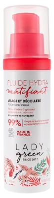 Fluido Hydra Matificante Lady Green 40 ml